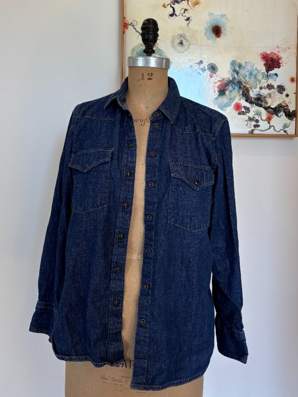 J CREW Women's Chambray Button Down Shirt